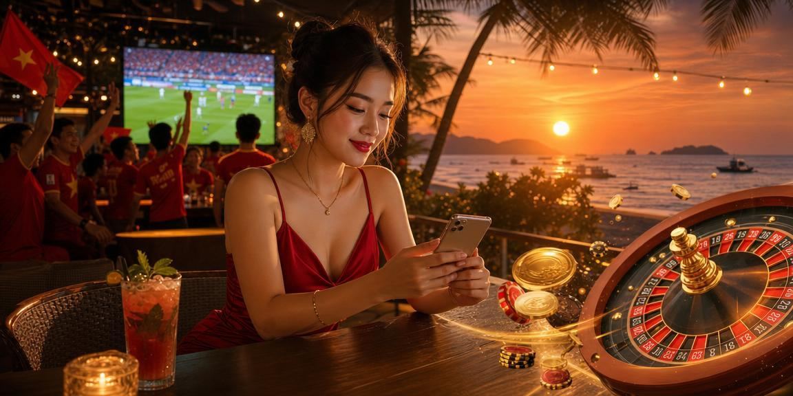 Bầu không khí sôi động của trò chơi casino tại khu vực biển Phú Quốc